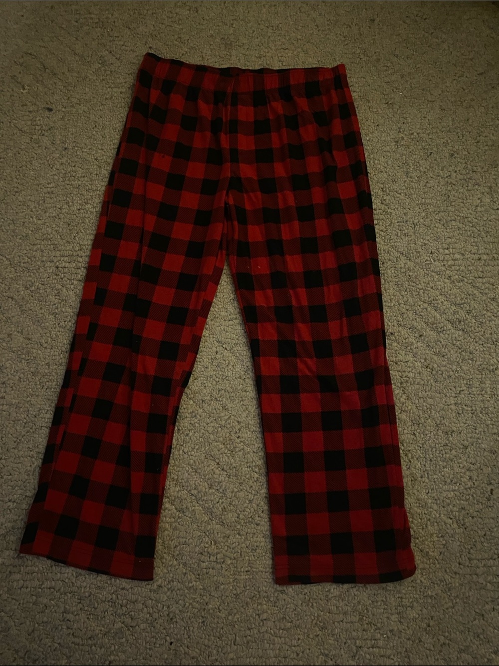 Wondershop Red and Black Buffalo Plaid Men’s Pants